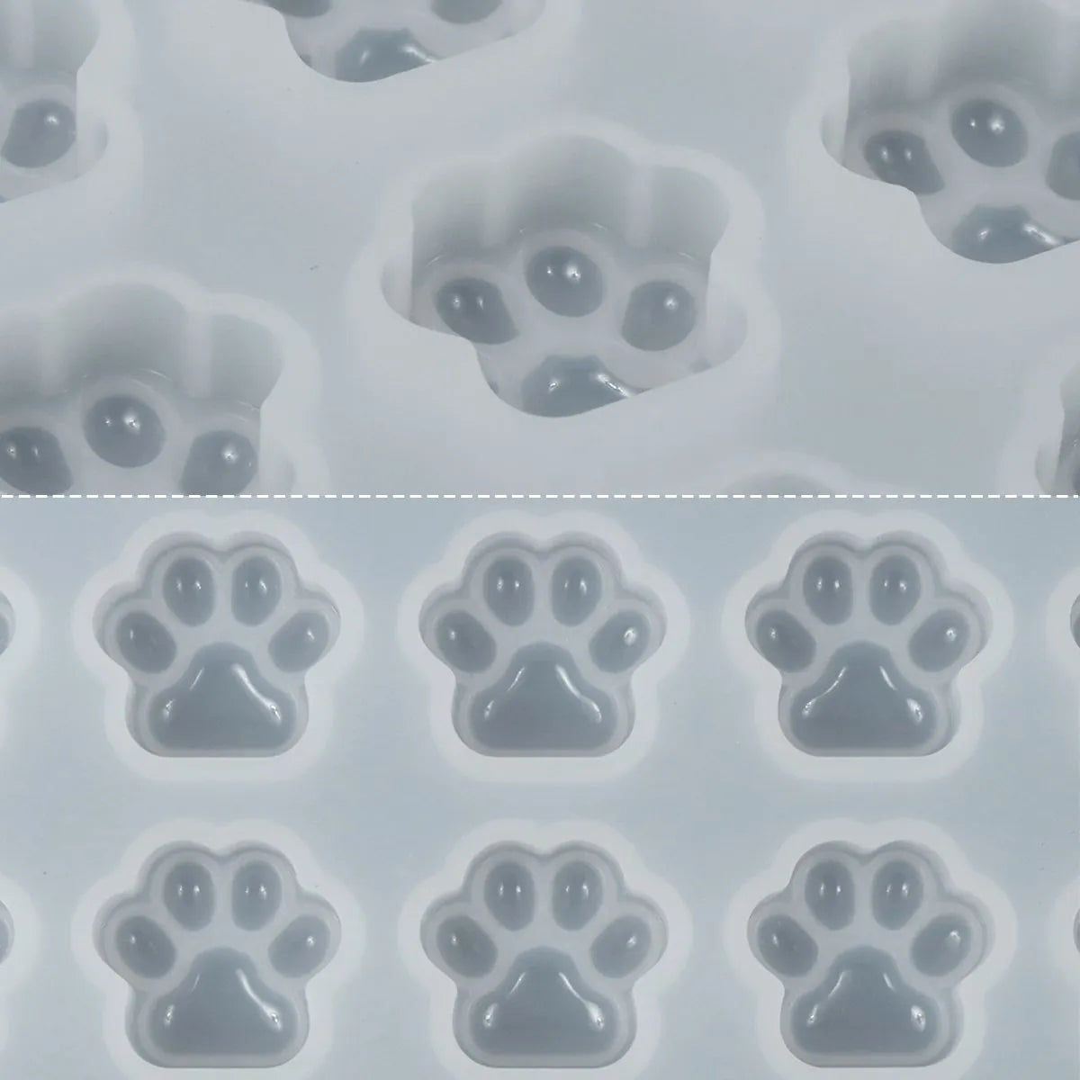日本直送:肉球 30個量產 シリコンモールド Paw Pad Silicone Mold – 30 Cavity (B2975)