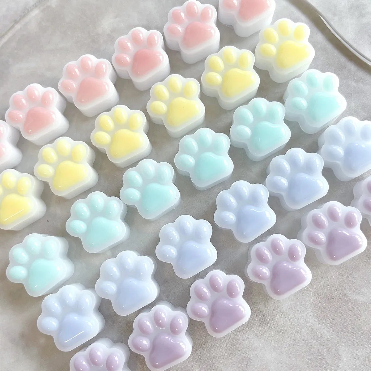 日本直送:肉球 30個量產 シリコンモールド Paw Pad Silicone Mold – 30 Cavity (B2975)