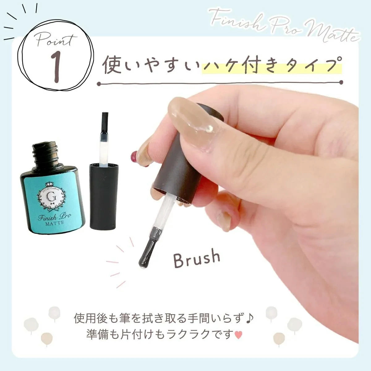 日本直送:フィニッシュプロ・マット 8ml(コーティング用レジン液)磨砂感液(B2977)