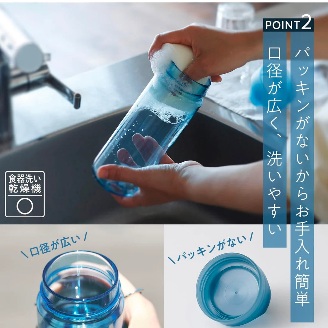 日本製:Marna日常用水樽500ml (Z163)