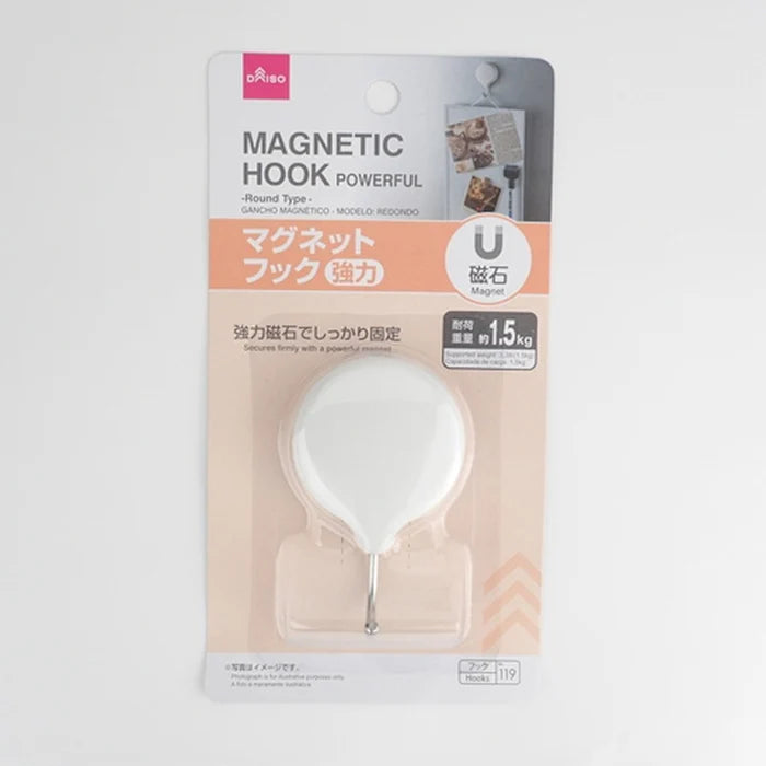 DAISO强力型磁鐵鉤圓型