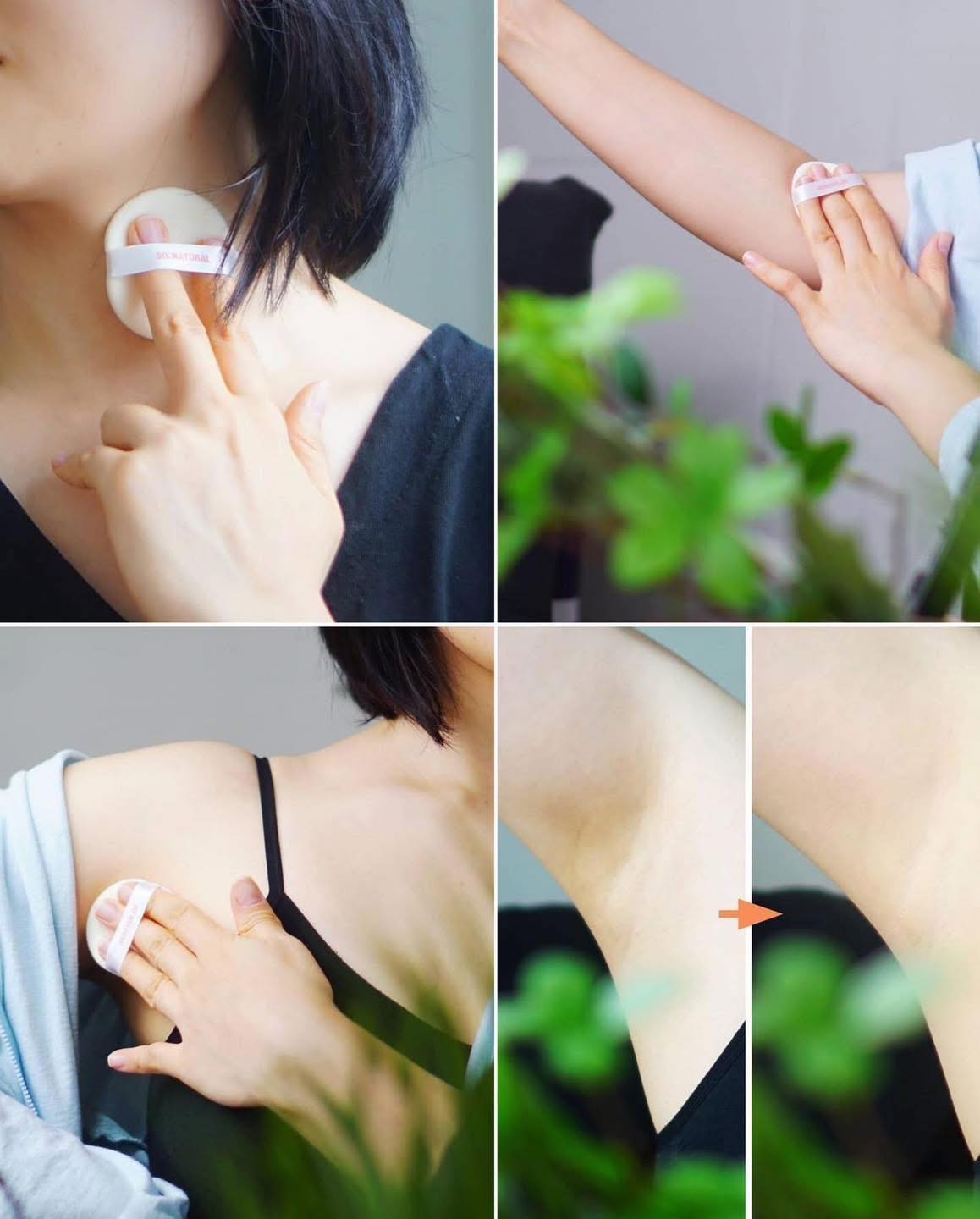 韓國製: So Natural Peach Deo Pact 腋下清爽美白提亮蜜桃香氛粉餅 (B628)