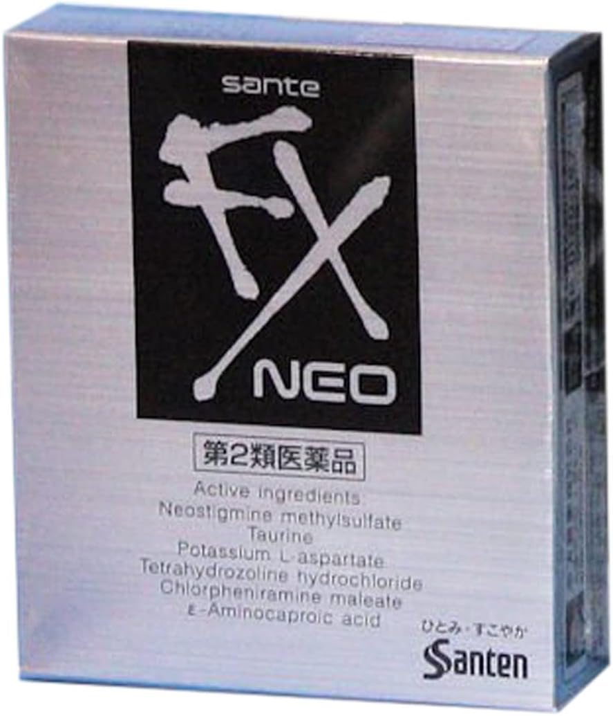 日本製-參天製藥代購-SantenFXNEO超級清涼去紅絲眼藥水-12mL經典鑽石瓶裝-日本進口第2類醫藥品第5級極致涼感眼藥水-神速消除眼部充血紅血絲-緩解眼睛乾澀發癢疲勞酸痛-改善長期盯電腦藍光刺激-提神醒腦護眼常備用品照