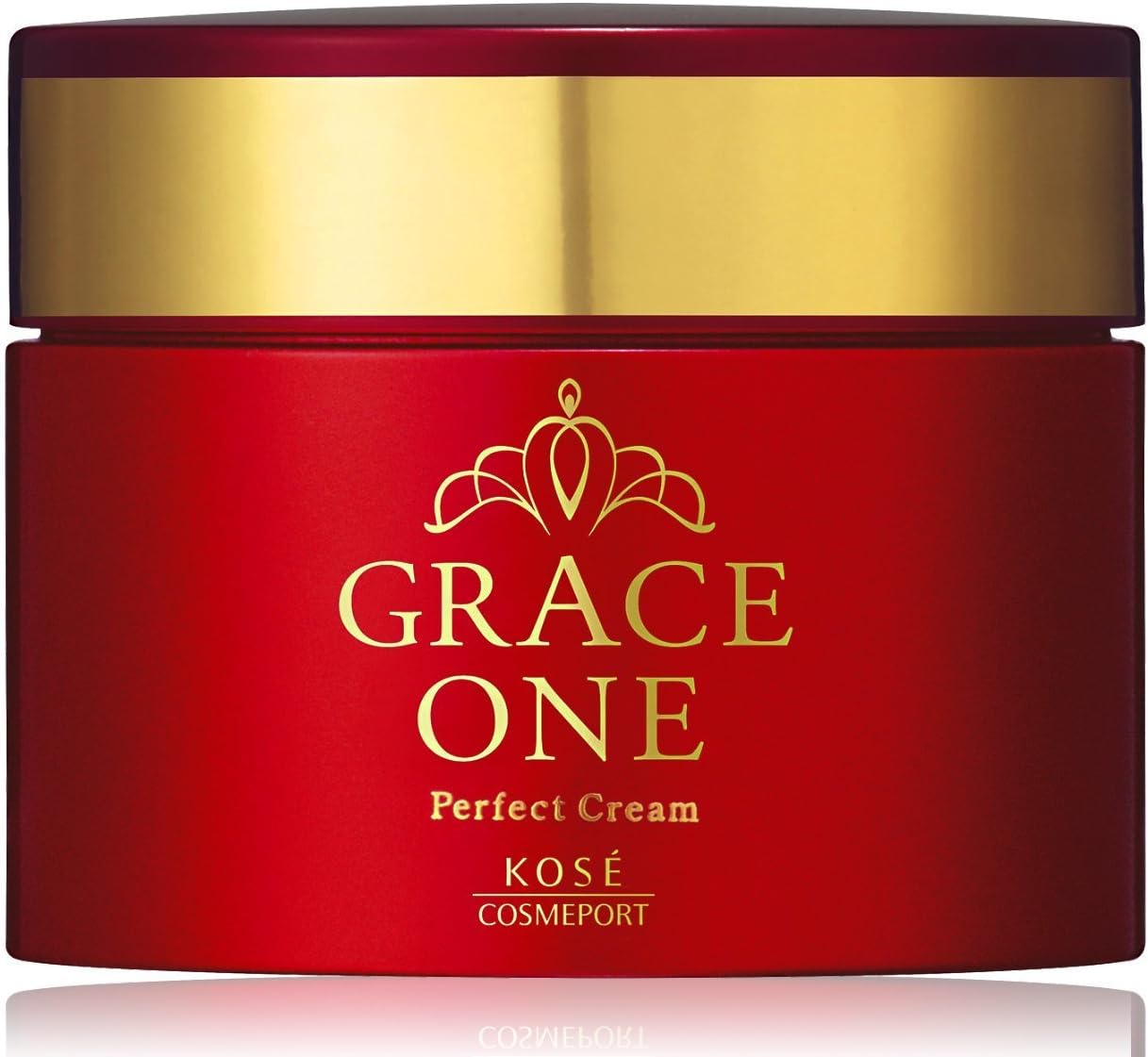 日本製-KOSE代購-高絲GraceOne濃潤抗衰老修護面霜-100g大容量瓶裝附贈鼻用角栓貼-日本進口高絲熟齡肌逆齡乳霜-雙重膠原蛋白玻尿酸保濕-防皺紋鬆弛暗沉乾裂-敏感肌低刺激配方-改善英國硬水暖氣乾燥肌膚問題-男女適用面部護膚保養照