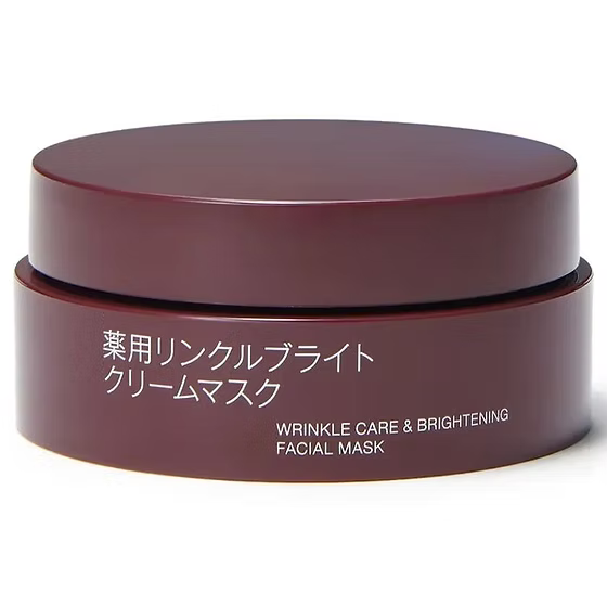 日本製:MUJI 無印良品 Wrinkle Care Brightening 睡眠面膜 80g (B597)