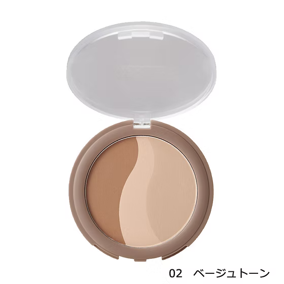 日本製:Ririmew 指原莉乃 Sheer Matte Shading 透薄霧面三色修容陰影盤 11g (B606)