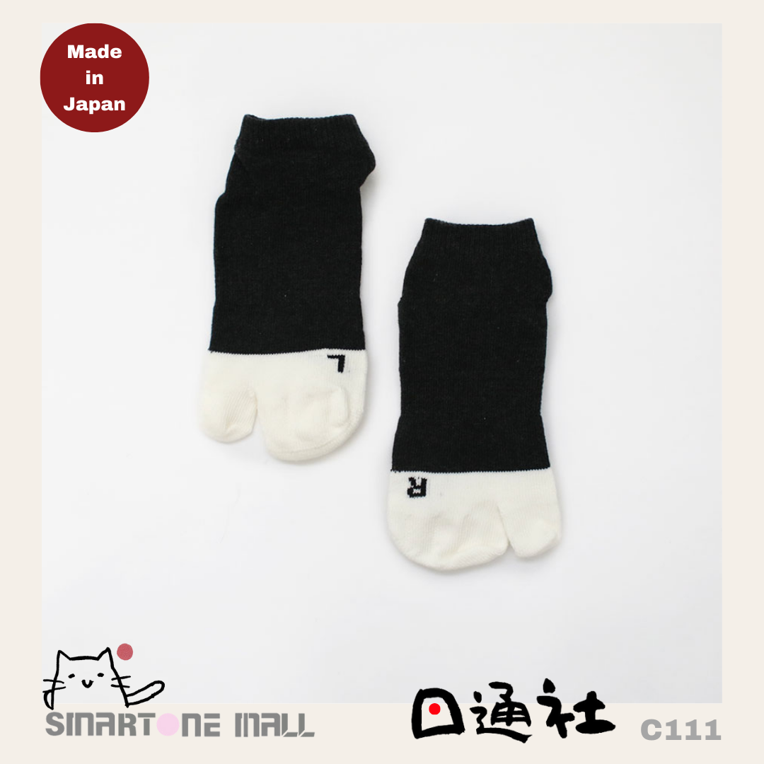 日本製:貓咪共和國—可愛貓咪五本指足袋襪 (C111) / Made in Japan: Republic of Cats—Cute Cat Five Fingers and Foot Pouch Socks (C111)