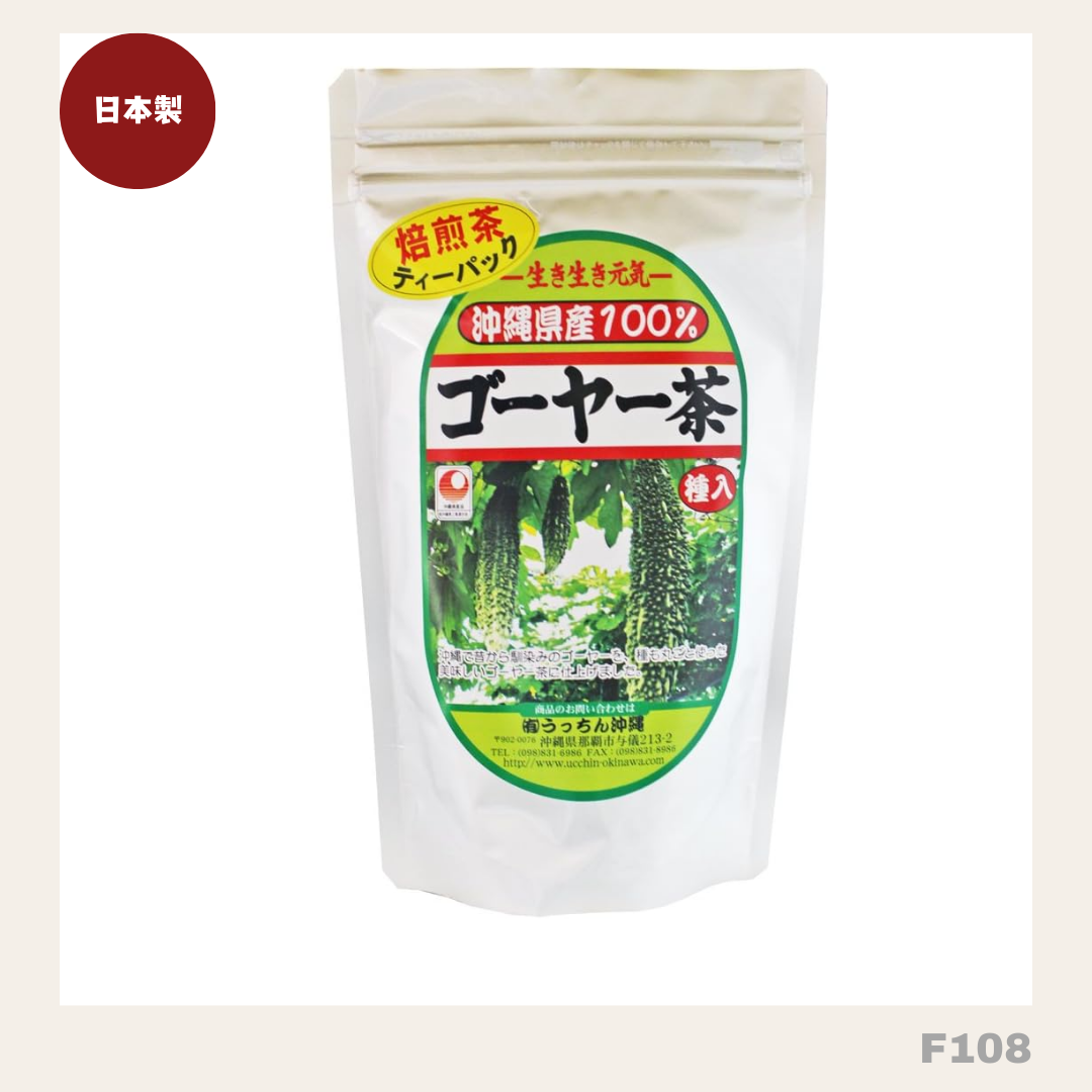 日本製 :沖繩縣產苦瓜茶 (30包)(F108) / Made in Japan : Okinawan Bitter Melon Tea (30 Bags) (F108)