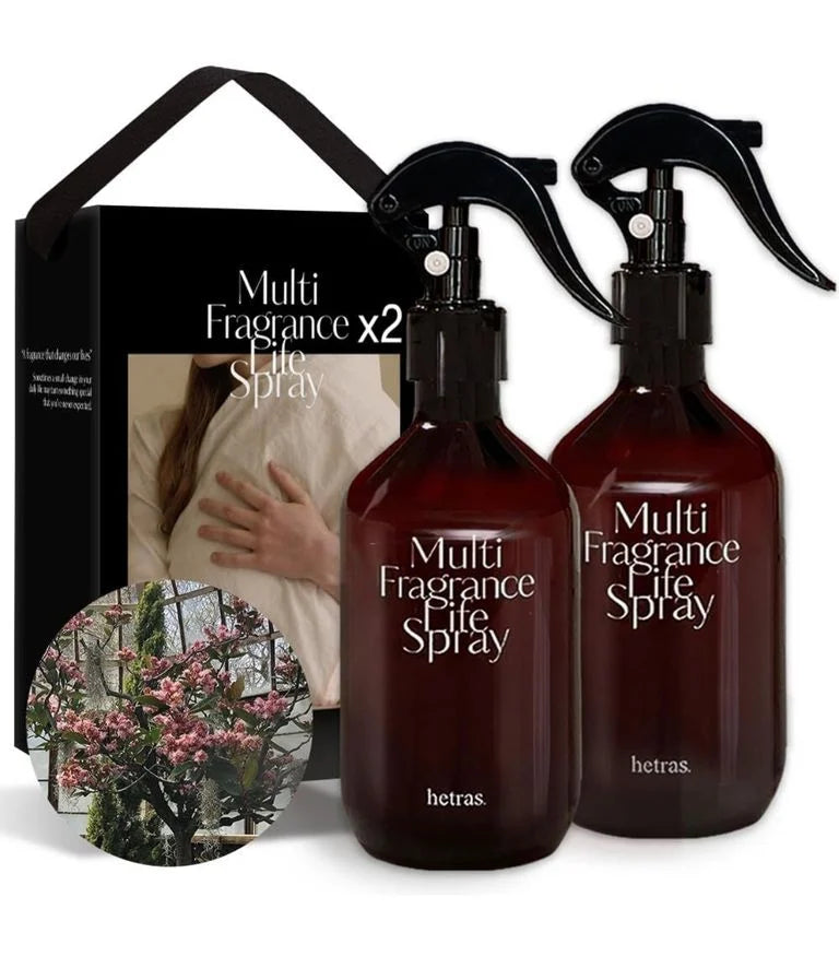 Made in Korea: Hetras | Sanitizing, Deodorizing Multi-Purpose Fragrance Mist (300ml x2) (B3306)