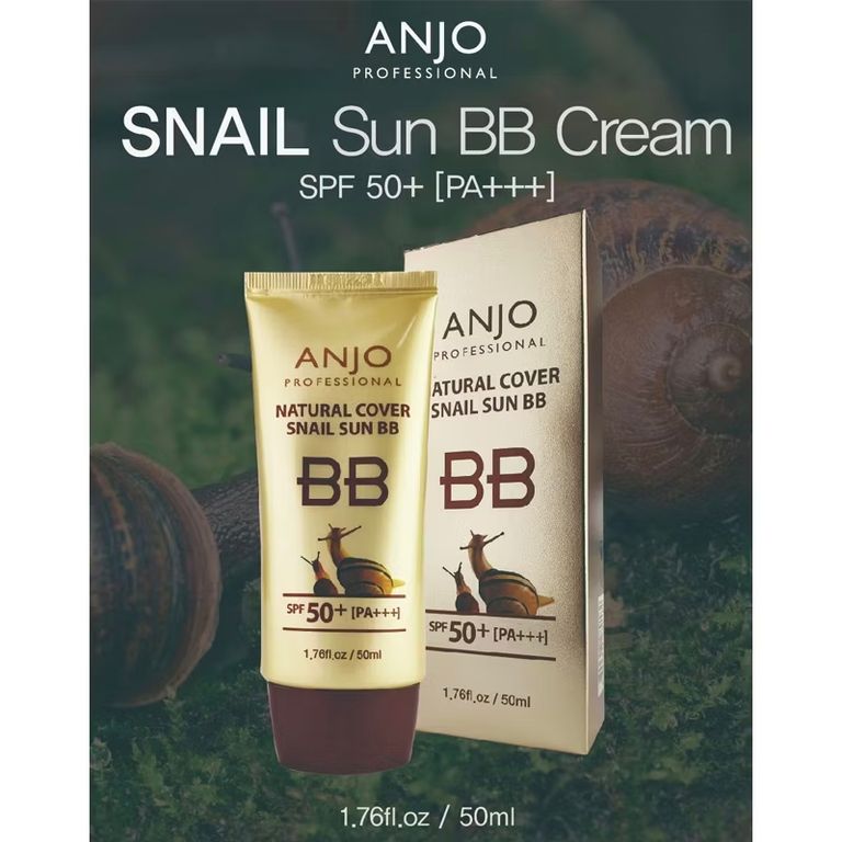 韓國製:ANJO 高度遮瑕蝸牛精華防曬BB霜 50ml (B647)
