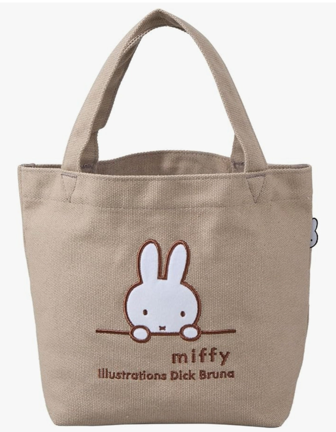 日本直送:Siffler × Miffy 偷望你刺繡帆布袋 (B3065)