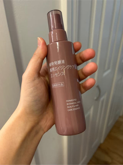 Made in Japan: Muji Plant Fermented Medicinal Scalp Hair Growth Anti-Aging Essence 150ml (B1795)
