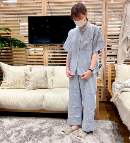 日本直送：無印良品MUJI女裝印度製棉質家居拖鞋 (MJ204)
