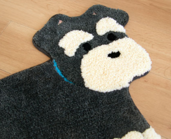 Direct from Japan: OKA Cute Animal Plush Mat, Machine Washable (B3019)
