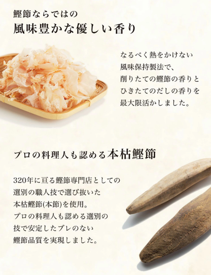 日本製：【日本橋300年老店神級湯頭】Ninben 本枯鰹節極鮮鰹魚昆布高湯包20袋 (B3622)