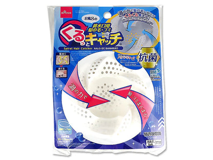 JP DAISO-20 抗菌髮絲旋渦集髮器（浴室排水口用）(B3119)