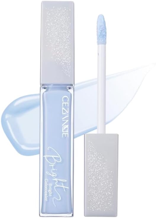 日本製-Cezanne-藍光透亮修正遮瑕膏-10-Clear-Blue-校正蠟黃-提亮淚溝-藍色遮瑕液-透明感妝容