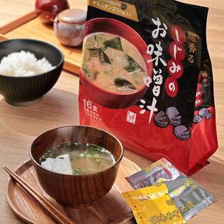 日本製-日通社代購-蜆仔鮮味味噌湯16食裝B3917-蜆仔精華味噌湯