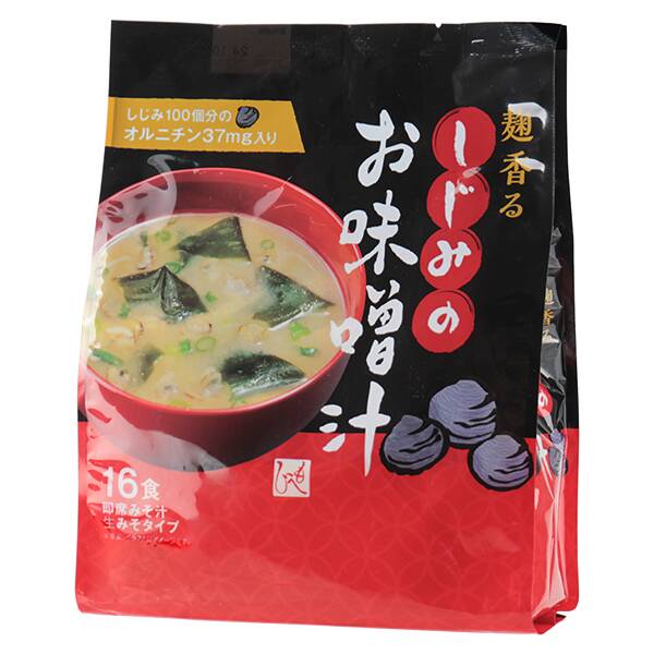 日本製-日通社代購-蜆仔鮮味味噌湯16食裝B3917-蜆仔精華味噌湯