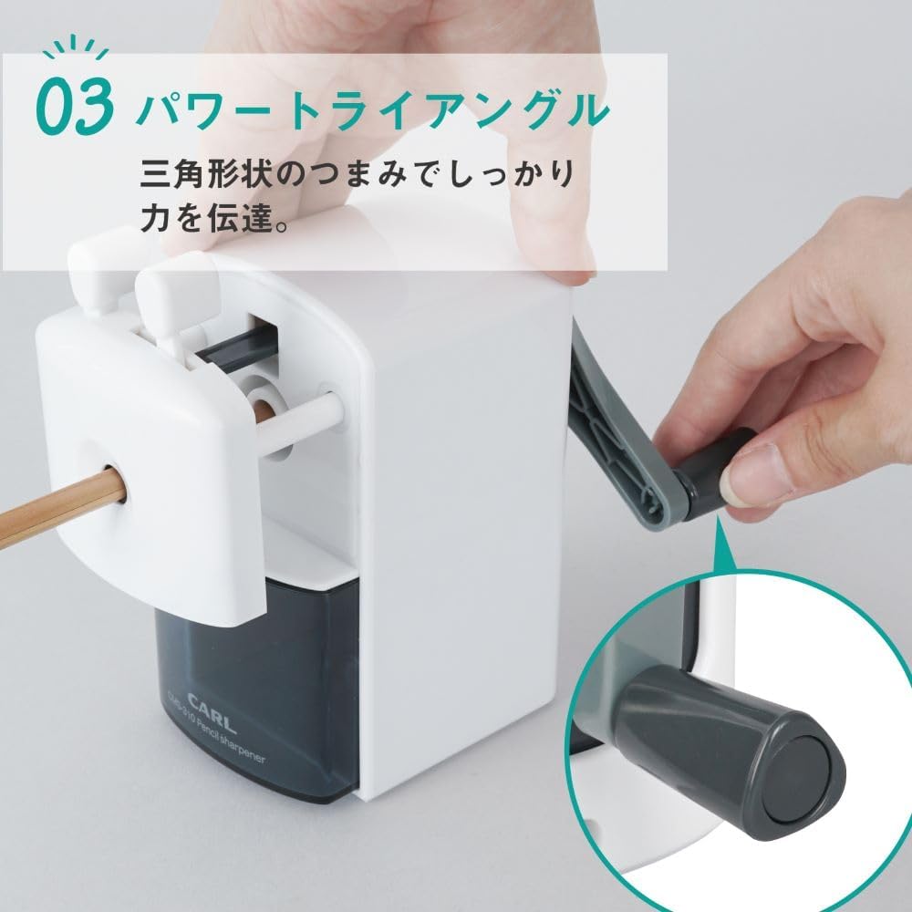 Made in Japan: CARL CMS-310 Professional Manual Pencil Sharpener (B3255) - Top-rated in Japan 🏆