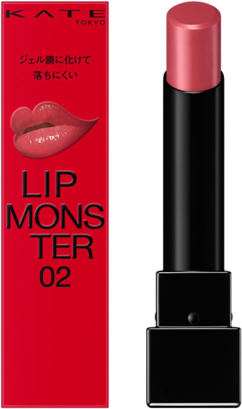 日本製-KATE代購-怪獸級持色唇膏LipMonster3g4色可選-單支裝-日本進口KATE怪獸唇膏獨家凝膠膜轉化技術高顯色高保濕01欲望の塊02PinkBanana10探索の旅20悪戯ベリーの道標不沾杯不掉色長效持色唇膏適用-改善唇部乾燥顯唇紋轉印沾杯及頻繁脫妝-日系美容彩妝用品照
