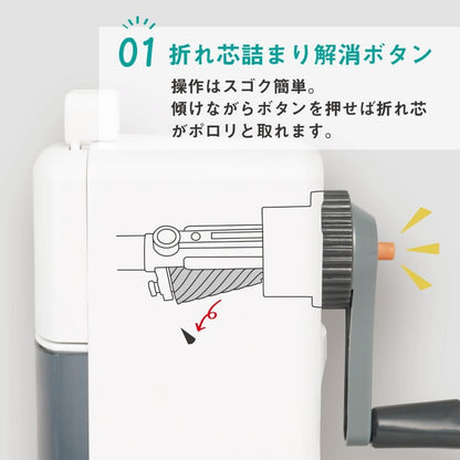 CARL CMS-310 專業手動削筆機