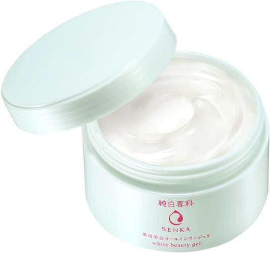 日本製：Shiseido資生堂 SENKA 純白專科 美肌多效凝露面霜 White Beauty Gel Cream 100g (B601)