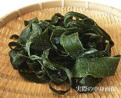 日本製三陸產莖裙帶菜 250g 包裝，高纖低脂、爽脆口感之健康日式零食