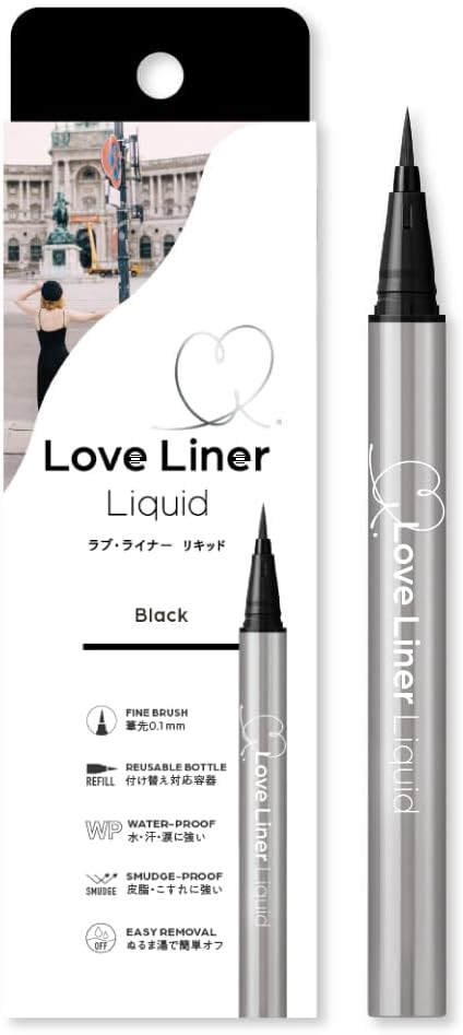 日本製-LoveLiner-R5-隨心所欲極細防水眼線液筆-黑色-深棕色-0.1mm-日本藥妝NO.1