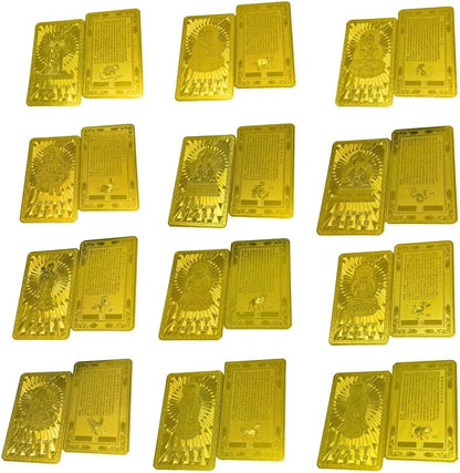 Direct from Japan | AiO JAPAN Feng Shui Golden Zodiac Guardian Charm (Gold) (B3199)