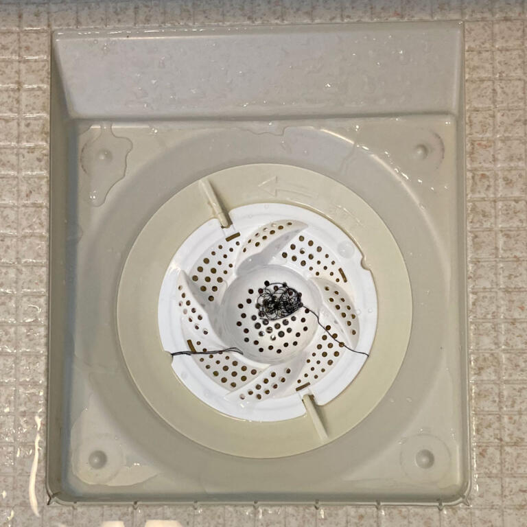 JP DAISO-20 抗菌髮絲旋渦集髮器（浴室排水口用）(B3119)