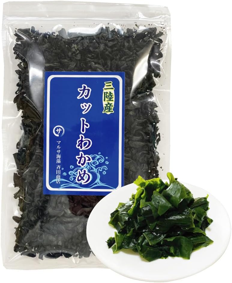 Made in Japan: Sanriku Seaweed | Premium Sliced Dried Wakame 50g X2 packs (B3488)