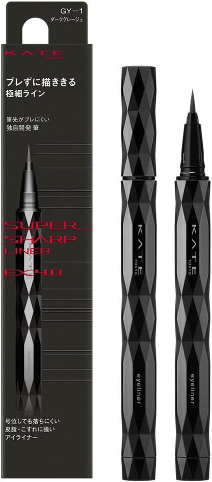 Made in Japan: KATE | 2026 New Super Sharp Liner EX 4.0 | Ultra-Fine Long-Lasting Liquid Eyeliner (B3518)