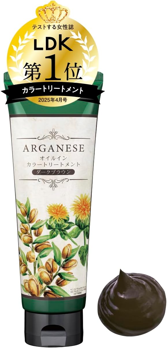 日本製：ARGANESE 摩洛哥堅果染髮護髮膏 (B603)