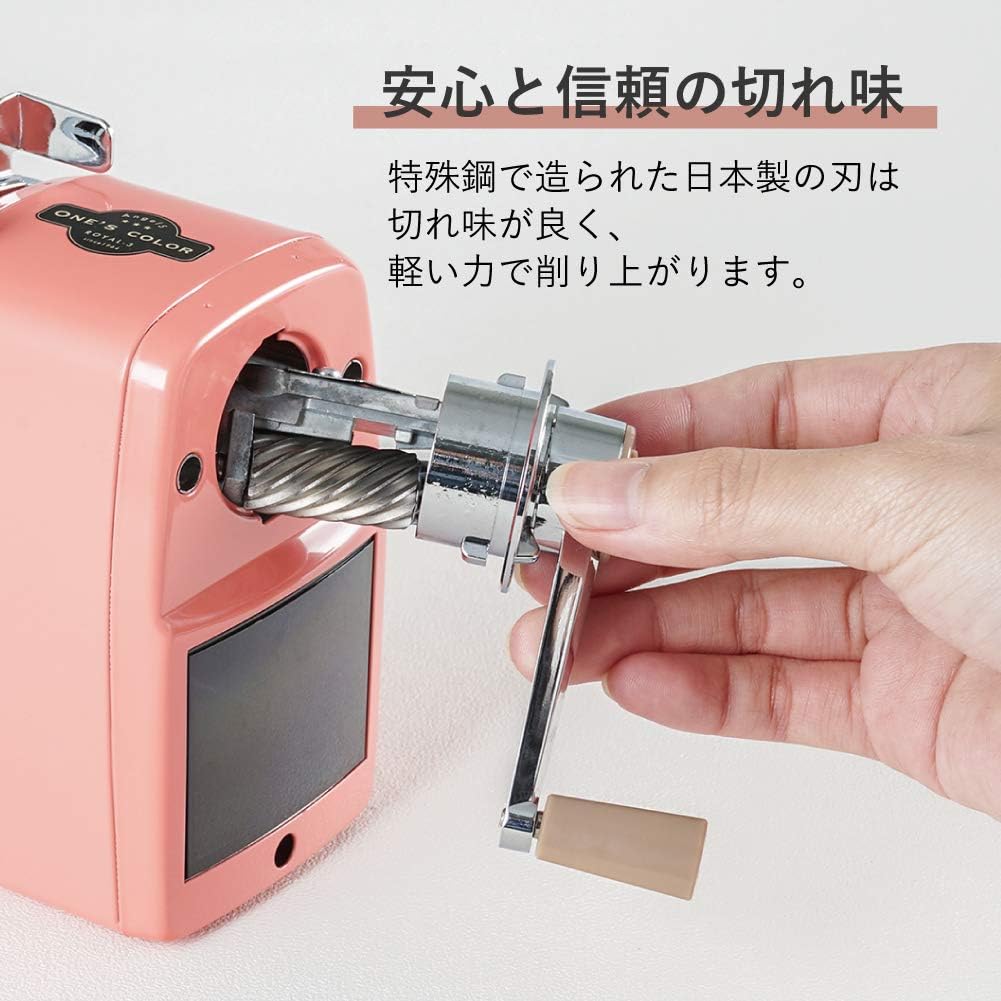 Made in Japan: CARL Angel-5 Royal3 Top-of-the-line Manual Pencil Sharpener (B3254)