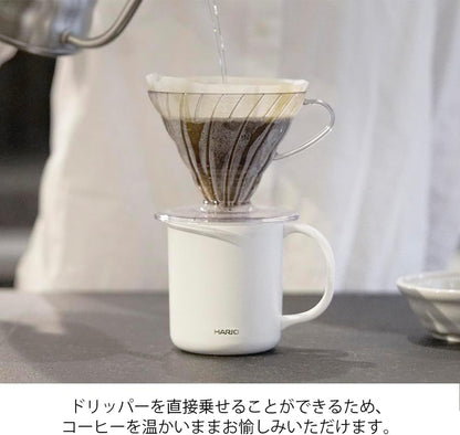 日本製-HARIO代購-陶瓷塗層真空保溫馬克杯350ml及470ml-單個裝黑白兩色可選-日本進口HARIO陶瓷塗層真空保溫馬克杯350ml470ml雙層不鏽鋼真空斷熱無金屬鐵味黑白極簡咖啡茶飲辦公室家居適用-改善飲品變冷金屬異味及杯身難洗-日系咖啡器具家居用品照