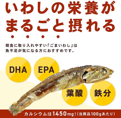 日本製：味楽堂 Mirakudo 日本國產芝麻小魚ごまいわし乾健康零食 (B3835)