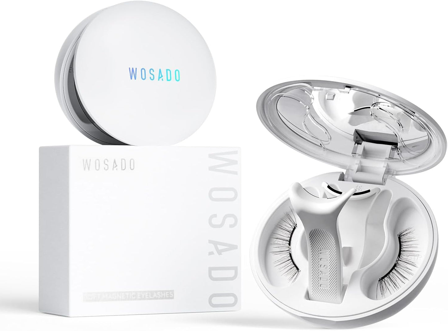 日本直送 Wosado 2026 最新升級版 軟磁免膠水假睫毛 附專用收納盒(B3611)
