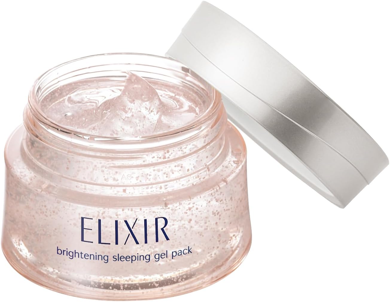 日本製-資生堂-ELIXIR-怡麗絲爾-美白睡眠面膜-105g-醫藥部外品-膠原蛋白保濕-去黃淡斑-晚安面膜-果凍啫喱質地