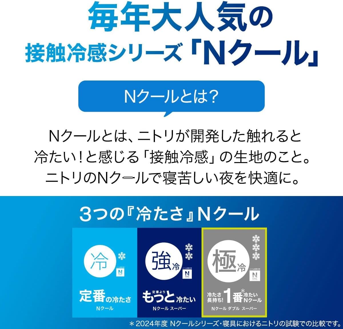 圖片替代文字 (Alt Text)： 日本製-NITORI宜得利代購-NクールWSP極冷雙超級接觸涼感被-雙人尺寸180x190cm灰色-雙面兩用吸水速乾-防房間晾衣異味抗菌防臭-日本夏天熱銷高科技排汗冰感被子產品照