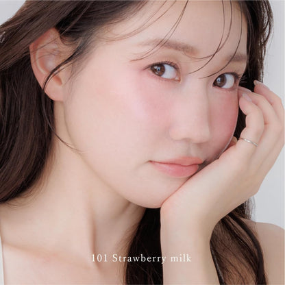 日本製：🏆2026.7月 Enamor by KAJIERI Mellow Melting Cheek 水潤感自然色澤胭脂 milk color limited (B3734)