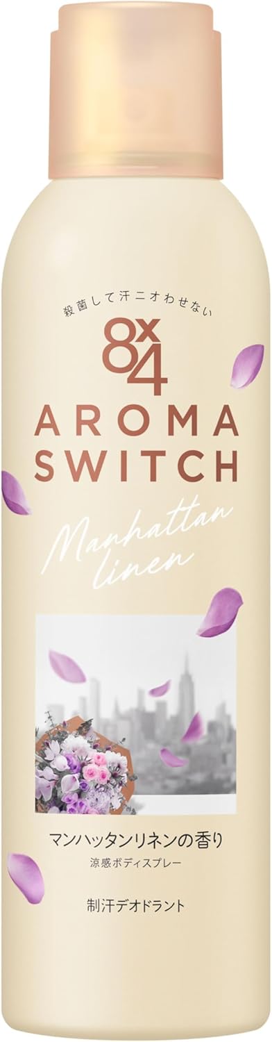 Made in Japan: Kao 8x4 AROMA SWITCH Roll-On Antiperspirant Deodorant 65ml (B3516)