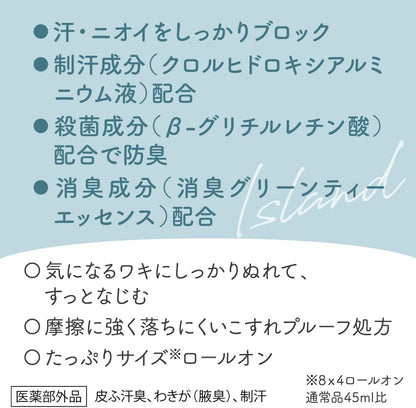 Made in Japan: Kao 8x4 AROMA SWITCH Roll-On Antiperspirant Deodorant 65ml (B3516)