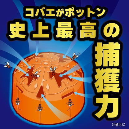 日本製： KINCHO 金雞 強力引誘烏蠅捕捉盒 3入裝 (B3729)