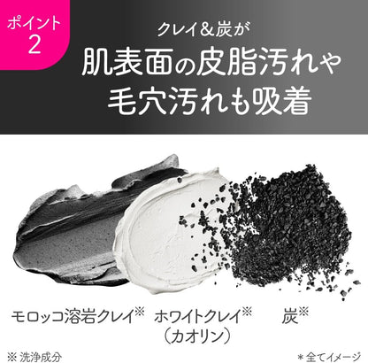 日本製： suisai 黑炭毛孔淨化面膜洗面膏 130g (B3744)