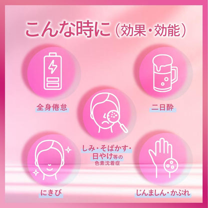 日本製：SS製藥｜白兔牌 Hythiol-C Plus 2 美白提神丸 (B3326)