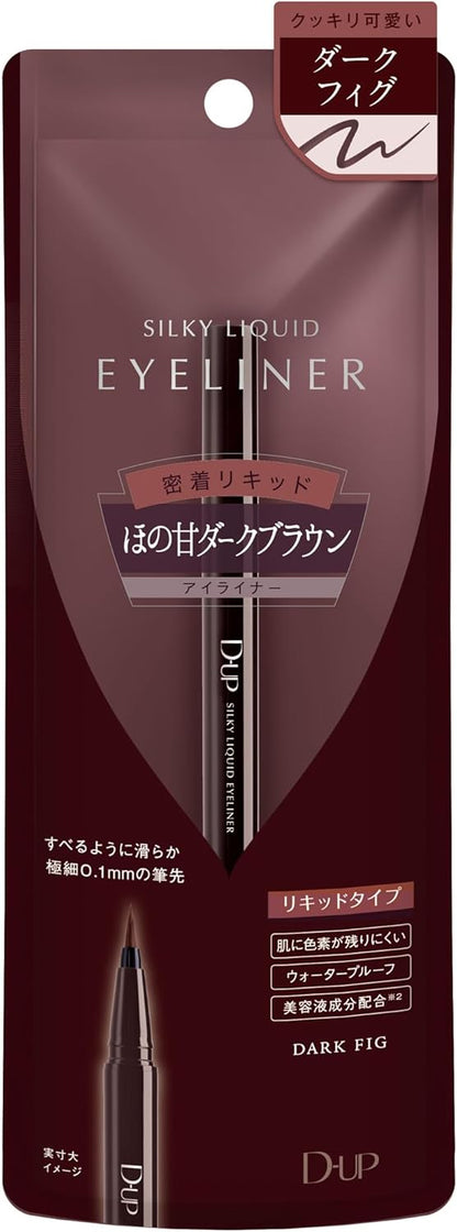 Made in Japan: D-UP Silky Liquid Eyeliner WP Dark Fig (B3157)