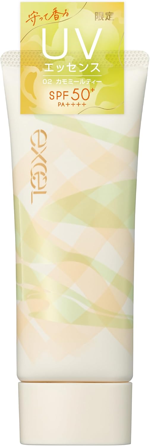 日本製-excel-護膚級清爽防曬精華-03佛手柑與尤加利-2026限定-SPF50-植萃香氛防曬