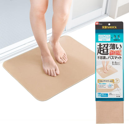 日本製：LEC激落君 SHOCK 超薄乾爽浴室墊 45×60cm (B3054)