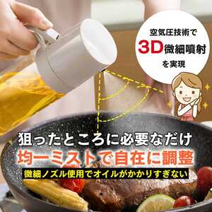 日本直送：ColorfulHome耐熱玻璃霧化控油噴油瓶250ml (B3674)